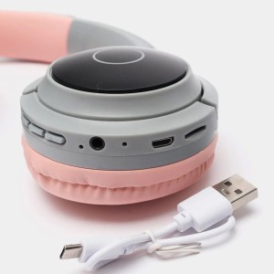 هدفون بی سیم بچگانه طرح گربه مدل XY-203